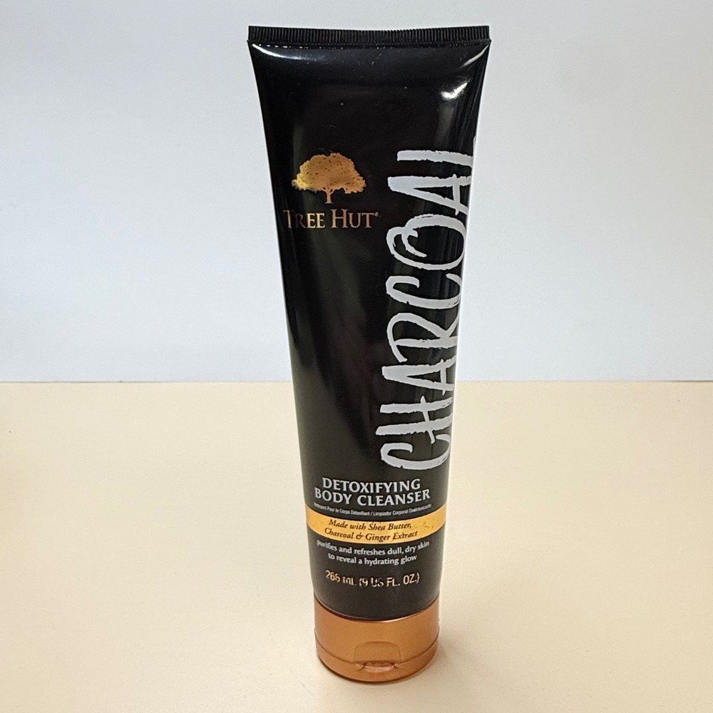 Tree Hut Charcoal Detoxifying Body Cleanser Shea Butter Ginger 9 fl oz New
